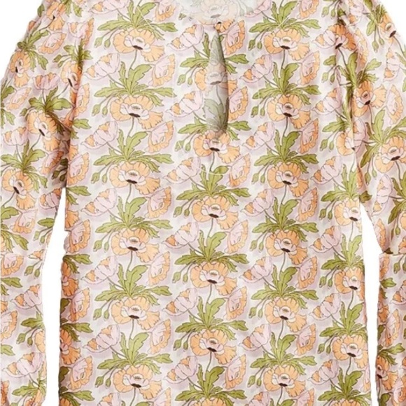 NWT J. Crew size S blouse in Liberty print - Picture 2 of 11